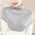 thumbnail image 1 of Soft & Warm High Neck Collar Women'S Knitted Turtleneck Dickey Collar Winter Half Blouse Pullover for Women, Blanket, 1 of 4