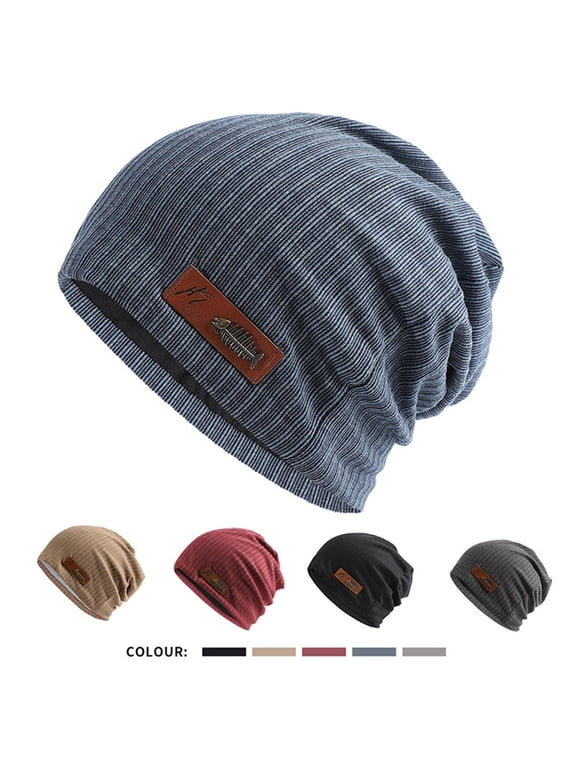 Soft Warm Knit Beanie for Men Women Winter Cuffed Ski Stocking Hat