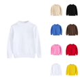 thumbnail image 1 of Soft Warm Knit Pullover Sweater for Boys & Girls â Cozy Cotton Cable Knit Turtleneck Long Sleeve Jumper, Casual Mid-Neck Top for Fall Winter Everyday Wear, 1 of 4