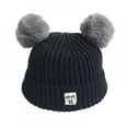 thumbnail image 1 of Soft Warm Knitted Baby Hats Caps Cute Cozy Chunky Winter Infant Toddler Baby Beanies for Boys Girls, 1 of 9
