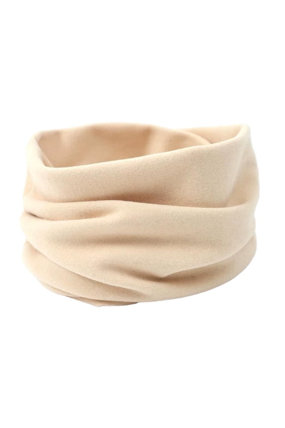 Soft Warm Neck Warmer Scarf for Winter - Windproof Fleece Muffler for Cycling, Running, Skiing