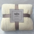 thumbnail image 1 of Soft Warm Plaid Fleece Bed Blanket Large Mesh Flannel Blankets Thick Breathable Polyester Blanket,A,Coral Fluff, 1 of 4