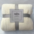 thumbnail image 1 of Soft Warm Plaid Fleece Bed Blanket Large Mesh Flannel Blankets Thick Breathable Polyester Blanket,B,Coral Fluff, 1 of 4