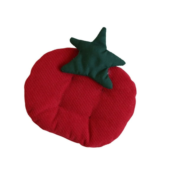 Soft Washable Tomato Coasters Desk top Protector For Hot Beverages Cup Placemat Dining Table Decorations