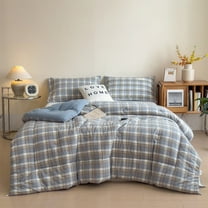 Soft Washed Microfiber Duvet Insert, All Season Comforter, Lightweight Insulating Bed Quilt for Summer, Spring, and Fall, Soft Microfiber Bedding for Year-Round Comfort, Machine Washable