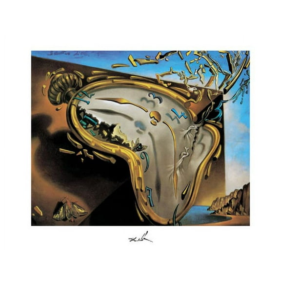 Soft Watch At Moment of First Explosion, c.1954 Poster by Salvador Dali (14 x 11)