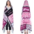 thumbnail image 1 of Soft Wearable Blanket Hoodie, Cozy Pink Blanket, Unique Throw Blankets Presents for Birthday, Christmas, 1 of 6