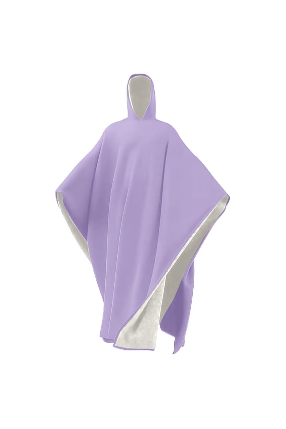 Soft Wearable Blanket Hoodie For Adults Cozy Loungewear Cape With Adjustable Hood Indoor Outdoor Comfort