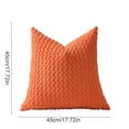 thumbnail image 1 of Soft Weave Pillowcase 17.71"x17.71" | Breathable Decorative Pillow Sham | Envelope Closure | Multiple Colors | Face Friendly Polyester Cushion Cover | Single Pack | Home Decor Accent, 1 of 7
