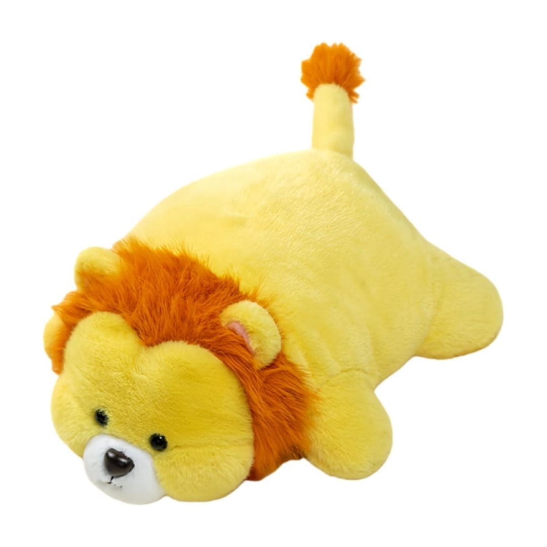 Soft Weighted Stuffed Animals for Anxiety Stress Relief- Cute Plush Cow Dinosaur Lion Animal Throw Pillow Gift