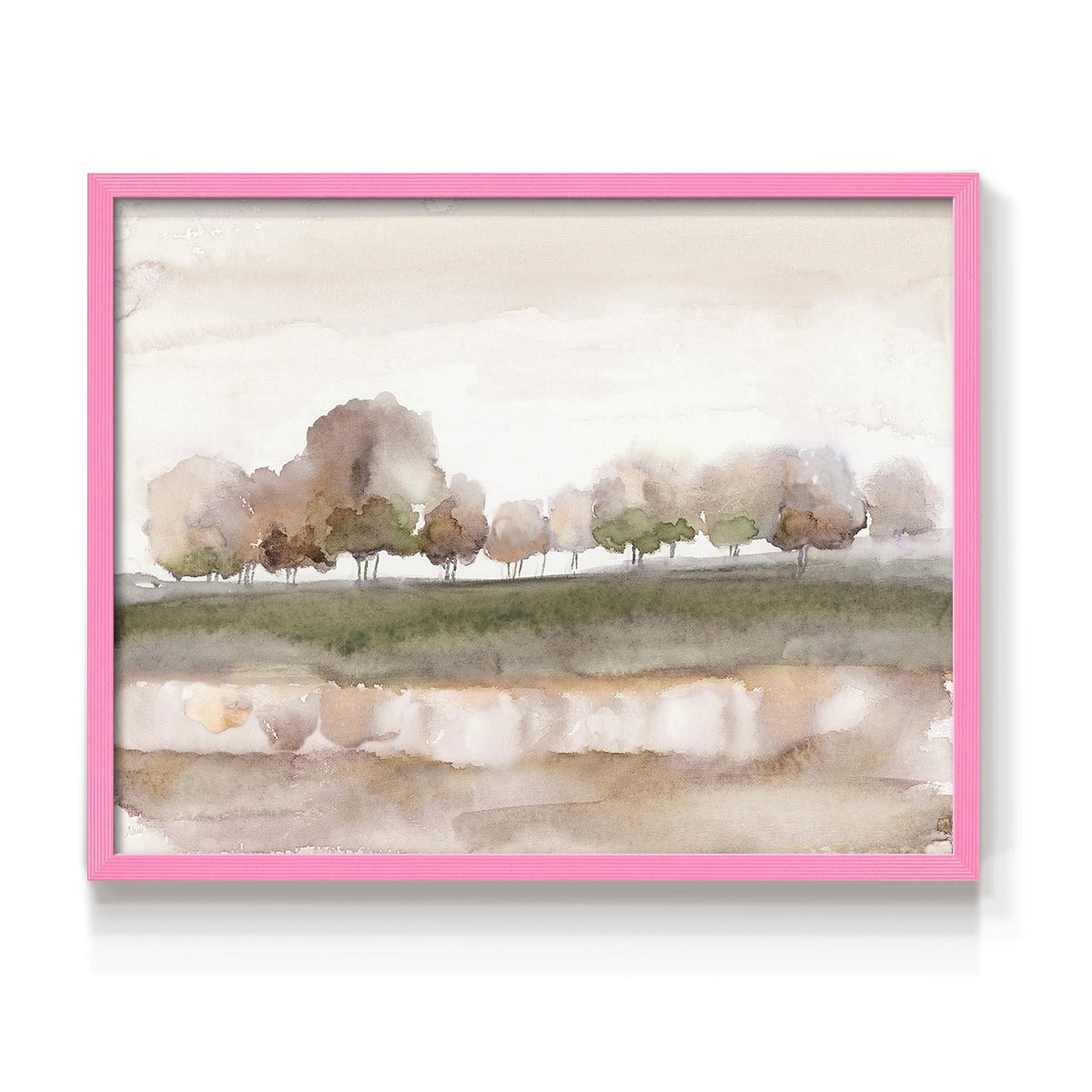 Soft Welcome Spring by Nan - Restickable Framed Giclée Print
