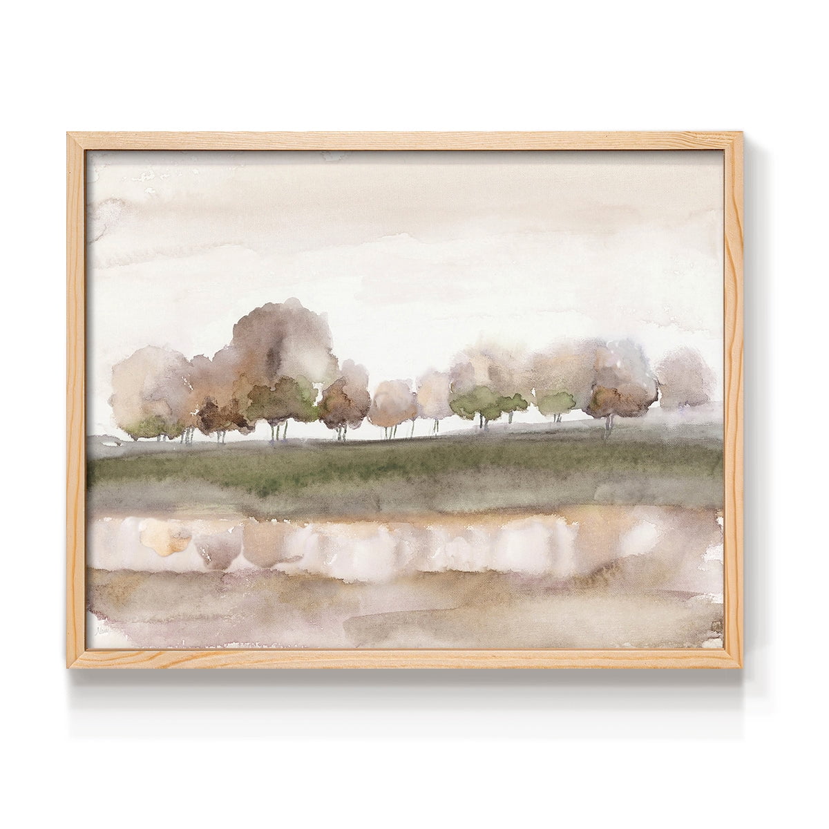 Soft Welcome Spring by Nan - Restickable Framed Giclée Print