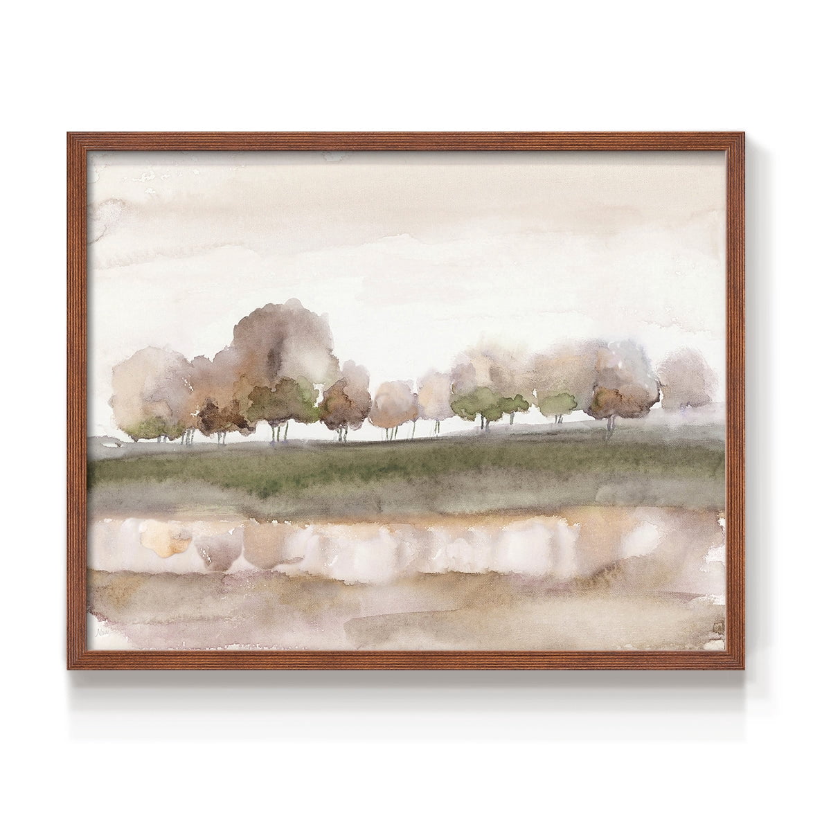 Soft Welcome Spring by Nan - Restickable Framed Giclée Print