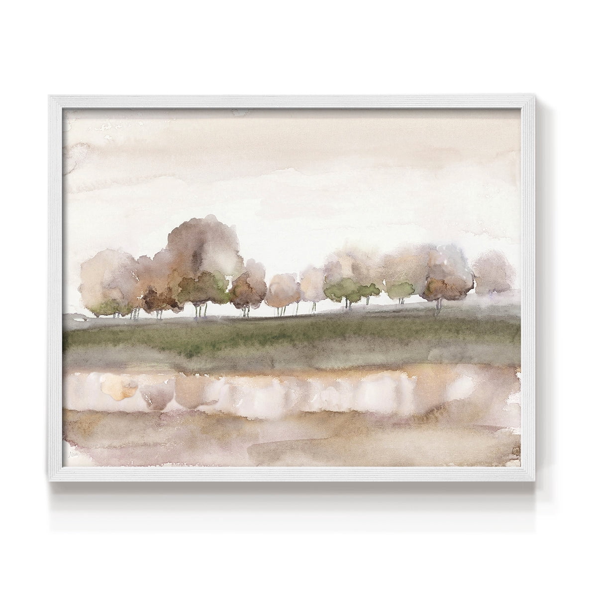 Soft Welcome Spring by Nan - Restickable Framed Giclée Print