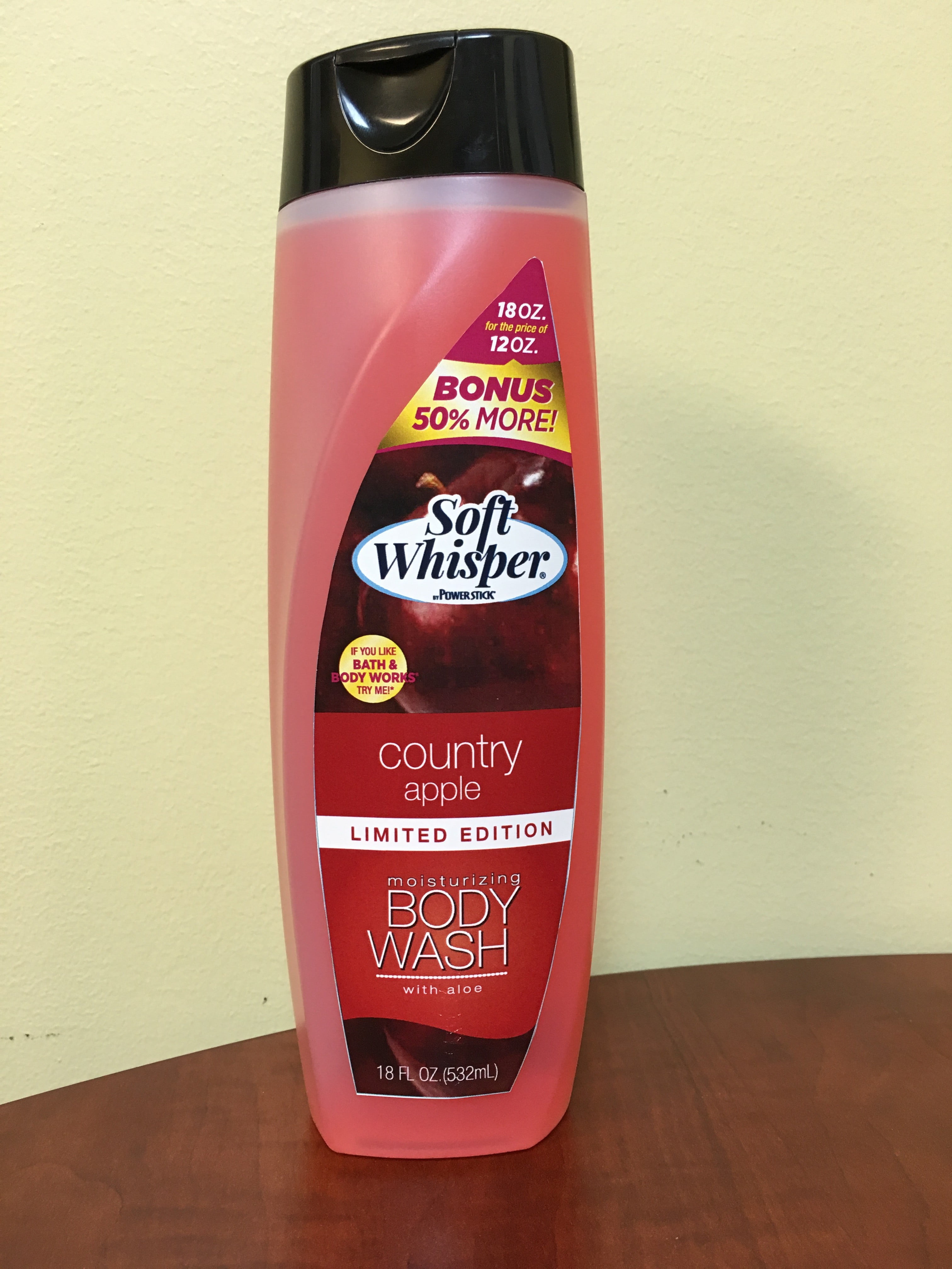 Soft Whisper Country Apple Body Wash 18 oz.