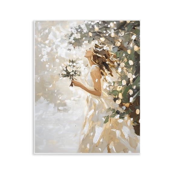 Soft White Snow Flurry Wall Plaque Art, design by LSR Design Studio