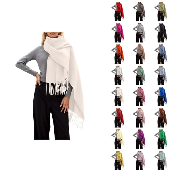 Soft Winter Scarf For Cozy Thick Wrap Shawl Elegant Neck Warmer
