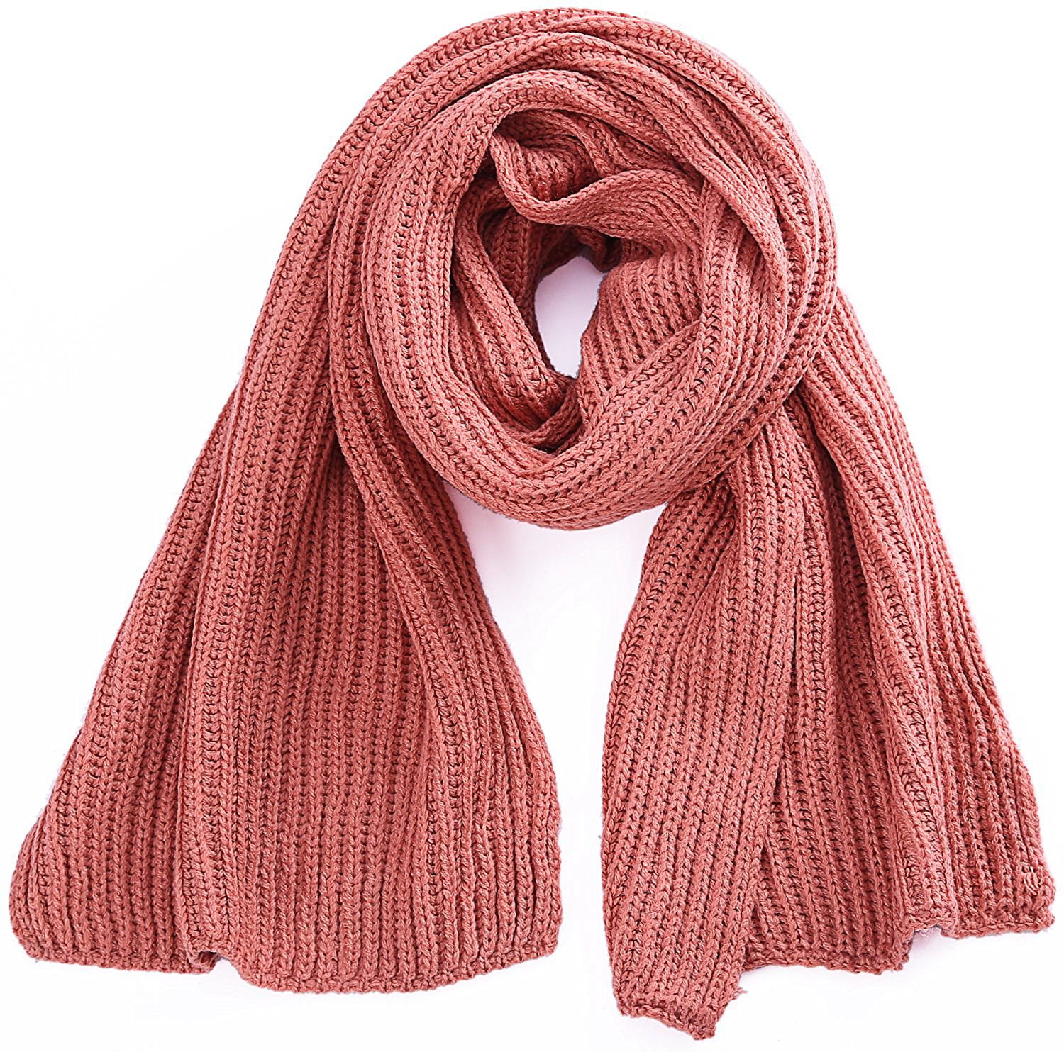 Soft Winter Scarves Warm Knit Scarves For Outdoor Knitted Womens Scarves 