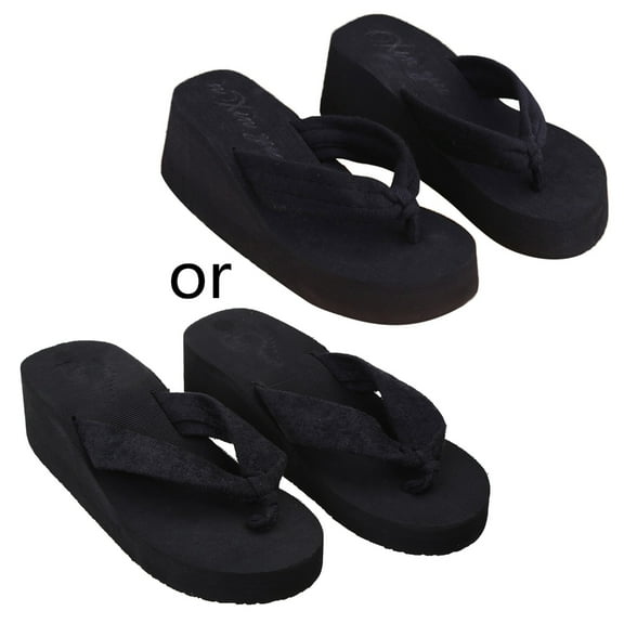 Soft Women Sandals Thong Platform Slippers Beach