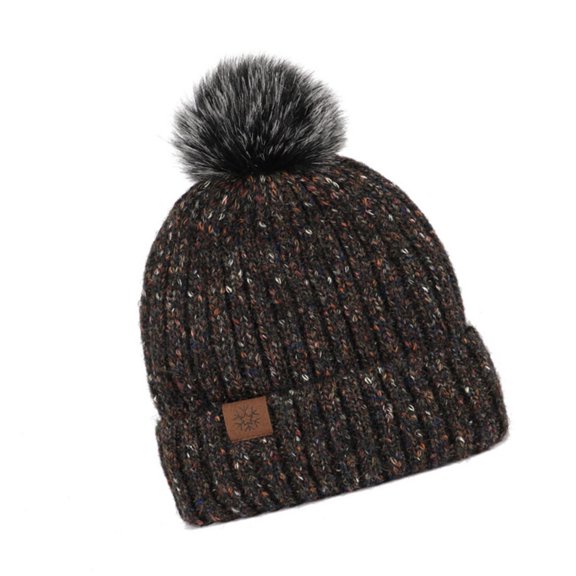 Soft Wool Blend Cold Weather Hat Elastic Knitted Design Foldable Winter Accessory Fashion Knitted Hat