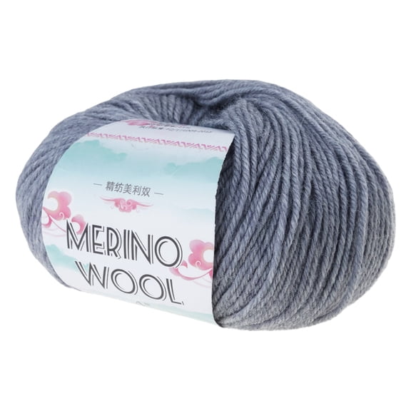 Soft Worsted Weight Yarn 134Yard/Roll 1.76oz Wool Blend Yarn For Beginner Crocheting Rugs Sweater Scarf Knitting Project