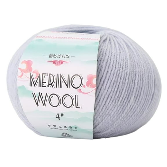 Soft Worsted Weight Yarn 134Yard/Roll Wool Yarn Hand Knitting Yarn 1.76oz/Roll For Knitting Rugs Sweaters Scarves