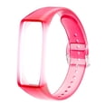 thumbnail image 1 of Soft Wrist Strap Bracelet Watchband Silicone Transparent Replacement Strap ROSE RED, 1 of 8