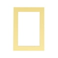 thumbnail image 1 of Soft Yellow Acid Free 12x16 Picture Frame Mats with White Core Bevel Cut for 8.5x11 Pictures - Fits, 1 of 4