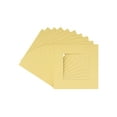thumbnail image 1 of Soft Yellow Acid Free 7x7 Square Picture Frame Mat with White Core Bevel Cut for 5x5 Pictures -, 1 of 3
