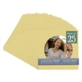 thumbnail image 1 of Soft Yellow Picture Frame Mat for 15x15 Frames - Circle Opening for 11x11 Photos - 25 Mats, 1 of 7