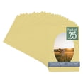 thumbnail image 1 of Soft Yellow Picture Frame Mat for 8x12 Frames - Oval Opening for 6x9 Photos - 25 Mats, 1 of 7