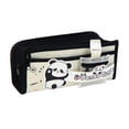 thumbnail image 1 of Soft Zipper Pencil Pouch, Panda Pencil Bag, #B, 1 of 6