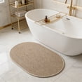 thumbnail image 1 of Soft&absorbent Bathroom Rugs Quick Dry Machine Washable Bath Mat Non-slip Rug with Rubber Backing Ideal for Shower Tub Home Decor Accessories 15.75"X23.62", 1 of 6