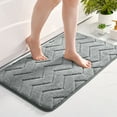 thumbnail image 1 of Soft and Comfortable Non Slip Bath Mat, Super Absorbent Plush Bathroom Rug, Quick-Drying Microfiber Floor Mat for Tub & Sink, 1 of 7