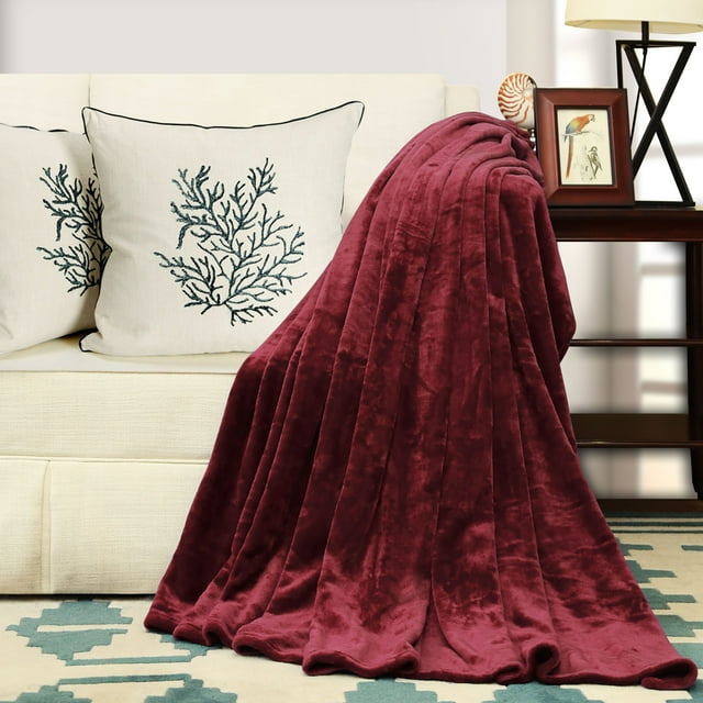 Soft and Cozy AntiStatic and AntiPilling Fleece Throw Blanket
