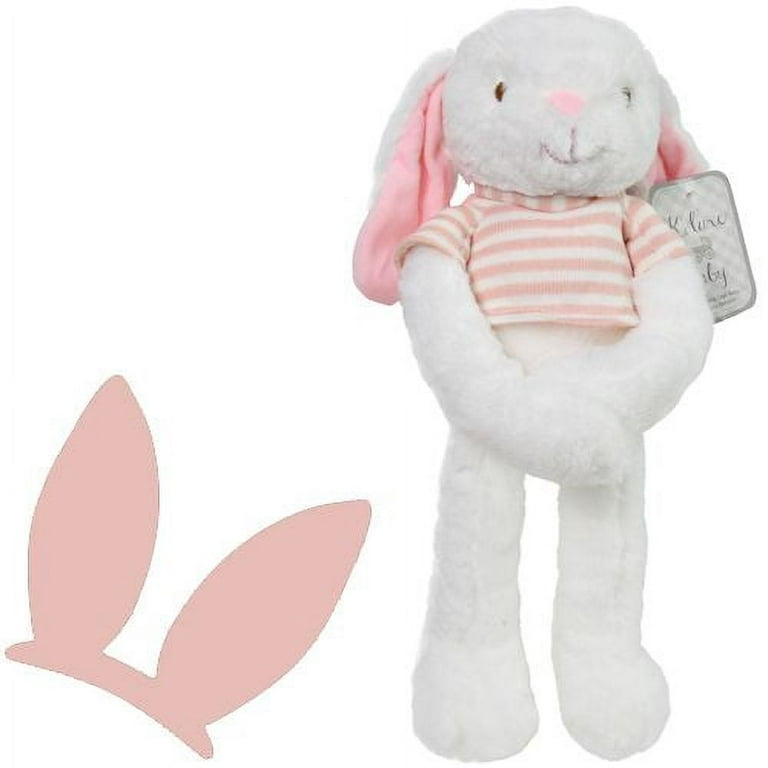 WEUPE Bunny Stuffed Animal: Cute and Soft Bunny Plush Toy, Floppy Long  Eared White Brynn Rabbit for Girls, Boys and Kids, 17 inches