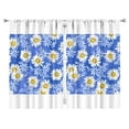 thumbnail image 1 of Soft and Durable Floral Curtains 2 Panels, 52x84 Inch Rod Pocket Drapes, Room Darkening Fabric for Living Room or Bedroom, 1 of 2
