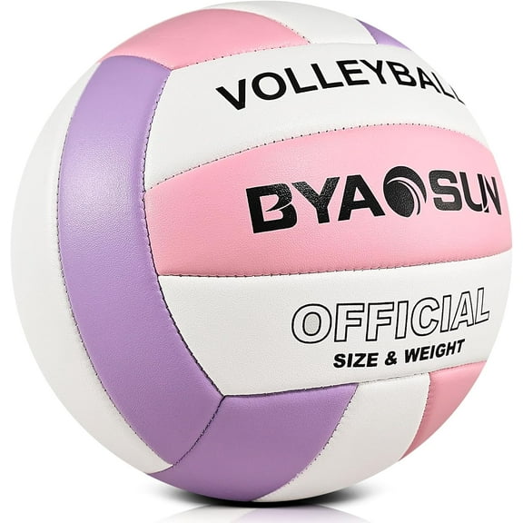 Soft and Durable Volleyball for Indoor, Outdoor, and Beach , Size 5 Training Ball for Beginners and Athletes
