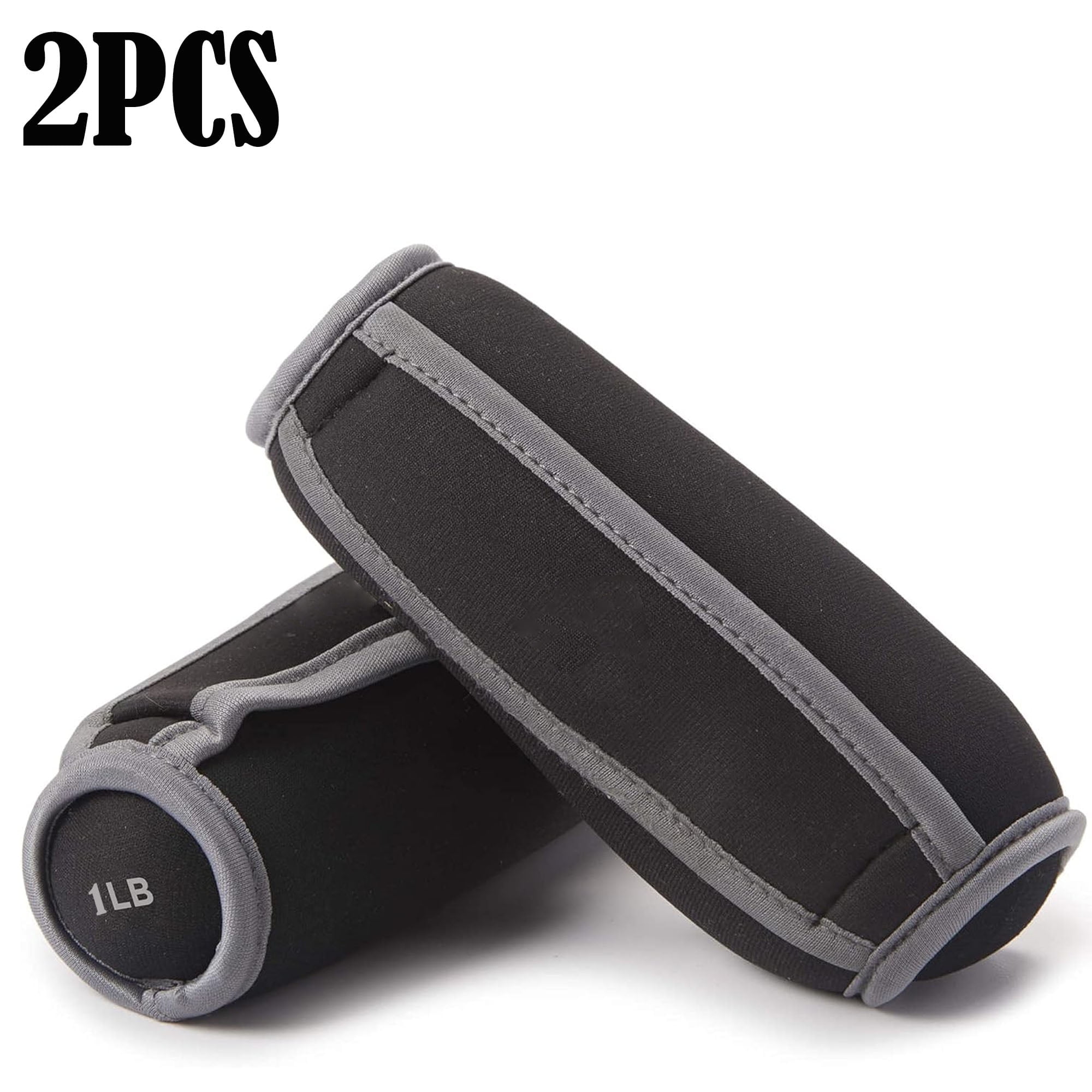 Soft dumbbells suitable for walking, running, physical therapy, and aerobic exercise - with ergonomic grip straps (2-piece set), men's and women's small weights