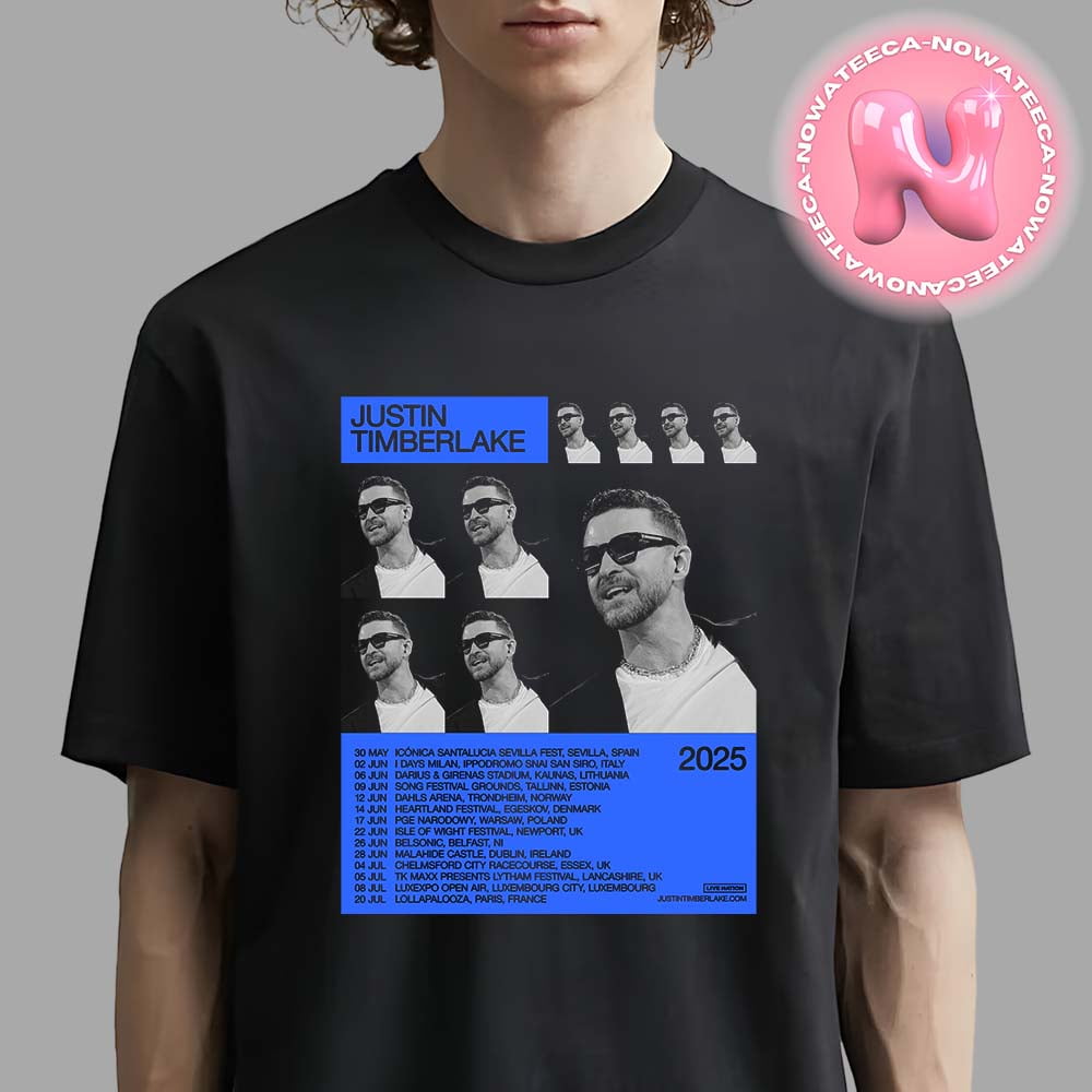 Soft material immerse yourself in comfort Justin Timberlake Tour Europe Dates 2025 Unisex T