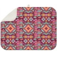 thumbnail image 1 of Soft microfiber boho dish drying mat 18x24 Inch with artistic floral patterns, highly absorbent and durable for everyday kitchen use, 1 of 5