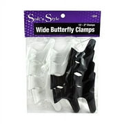 Softn Style Large Butterfly Clamps, 12 Count