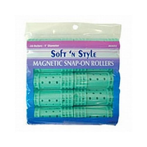 Soft n Style Magnetic Snap-on Rollers, Large - 1" #00422