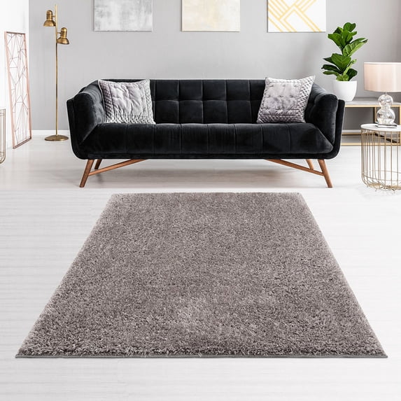 Soft shag, 6x9' size - Ideal for living space, simple to maintain