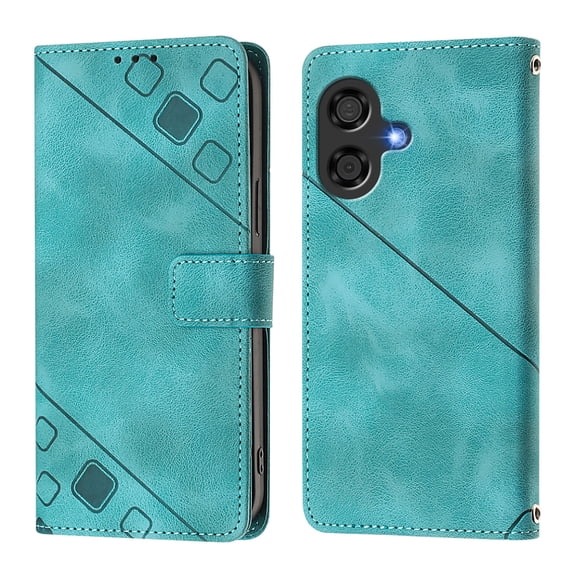 Soft skin-feel embossed PU leather Coolpad 40i Wallet Case, Flip Phone Cover with Card Holder, Kickstand, Magnetic Closure.S04