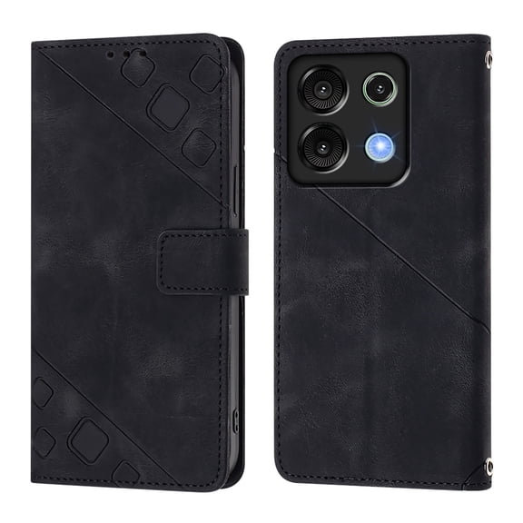 Soft skin-feel embossed PU leather UMIDIGI G9 5G/UMIDIGI Note 9 5G Wallet Case, Flip Phone Cover with Card Holder, Kickstand, Magnetic Closure.S01