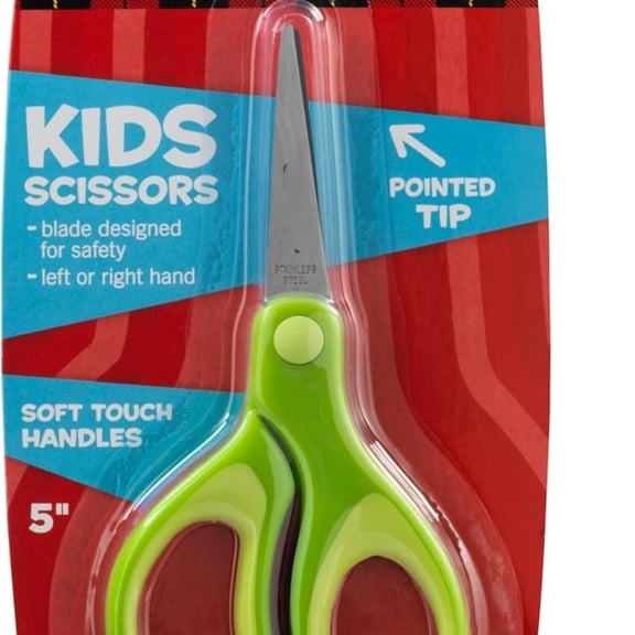 Soft touch pointed scissors