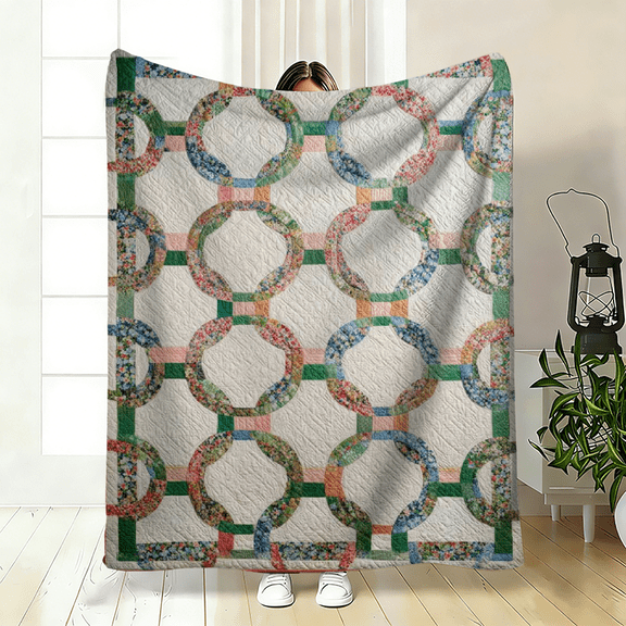 Soft warm fleece blanket, multi-color pastel and vibrant tones, suitable for any season or gifting, cozy use on sofa, bed, or camping trip, lightweight throw, machine washable.