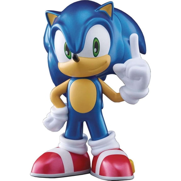 SoftB Half Series Sonic the Hedgehog Collectible Soft Vinyl Figure [Metallic Version]