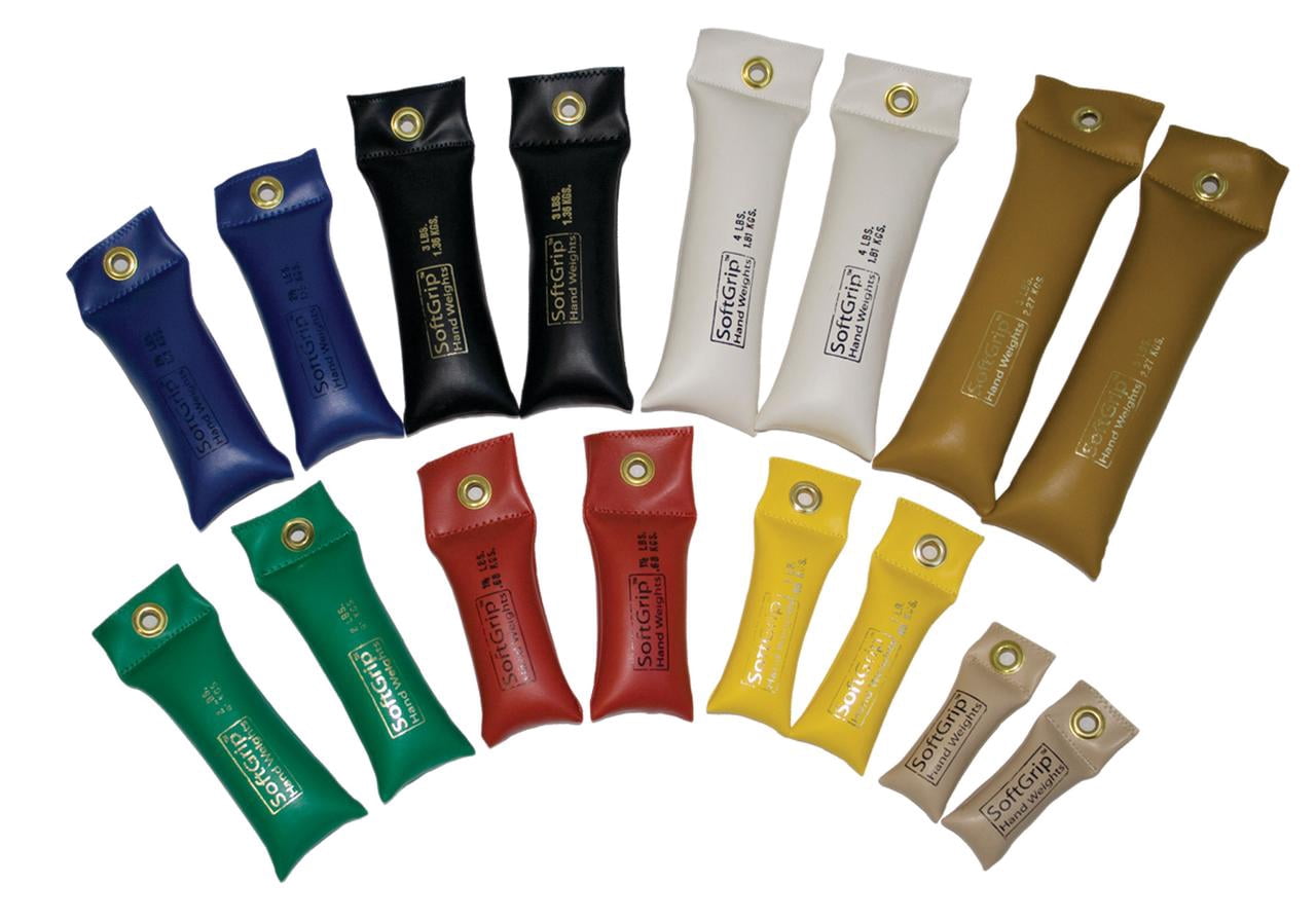 SoftGrip Flexible Hand Weight, Standard 16 pc Set (2 EA: 0.5,1,1.5,2,2.5,3,4,5)